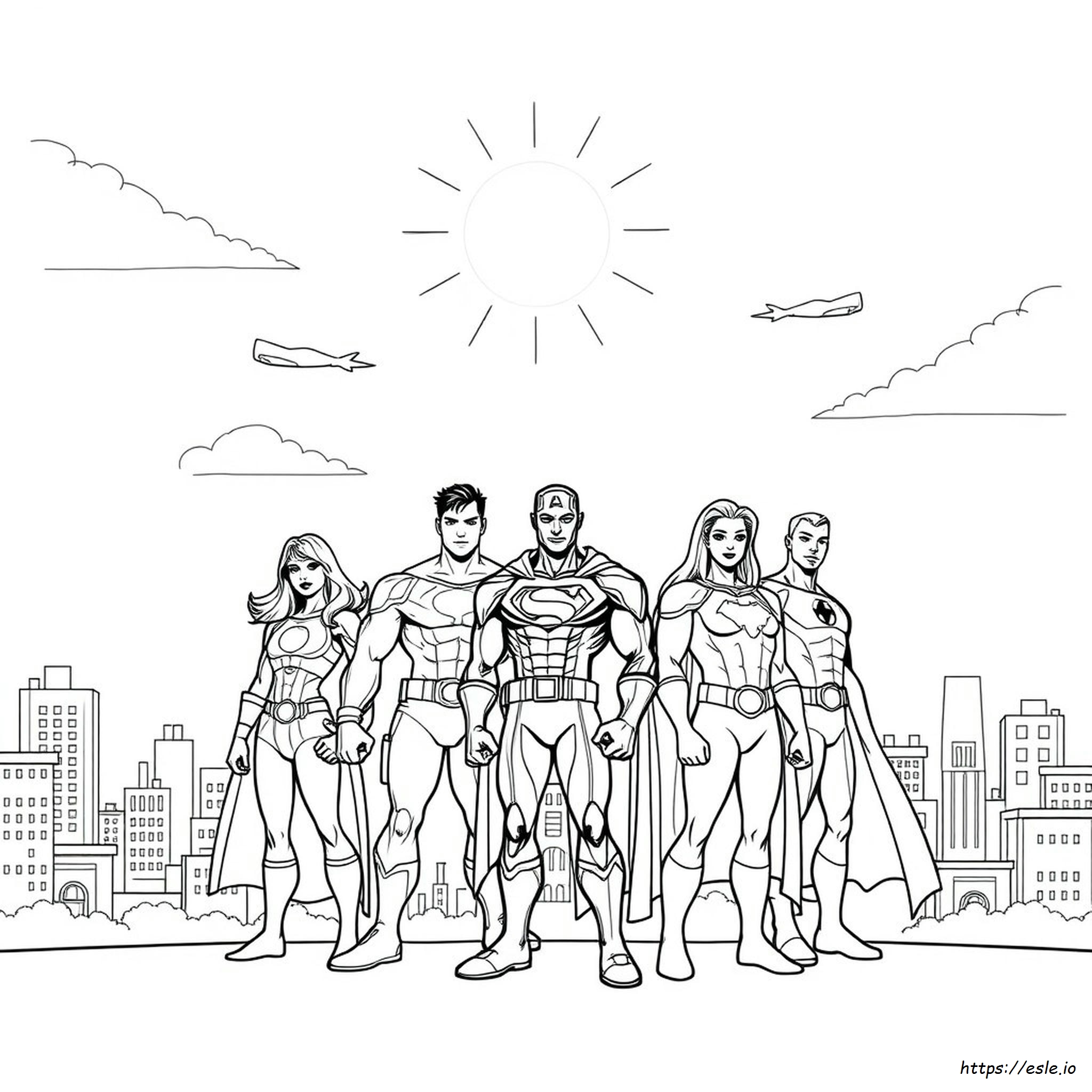 Gambar Mewarnai Marvel Dapat Dicetak Gratis