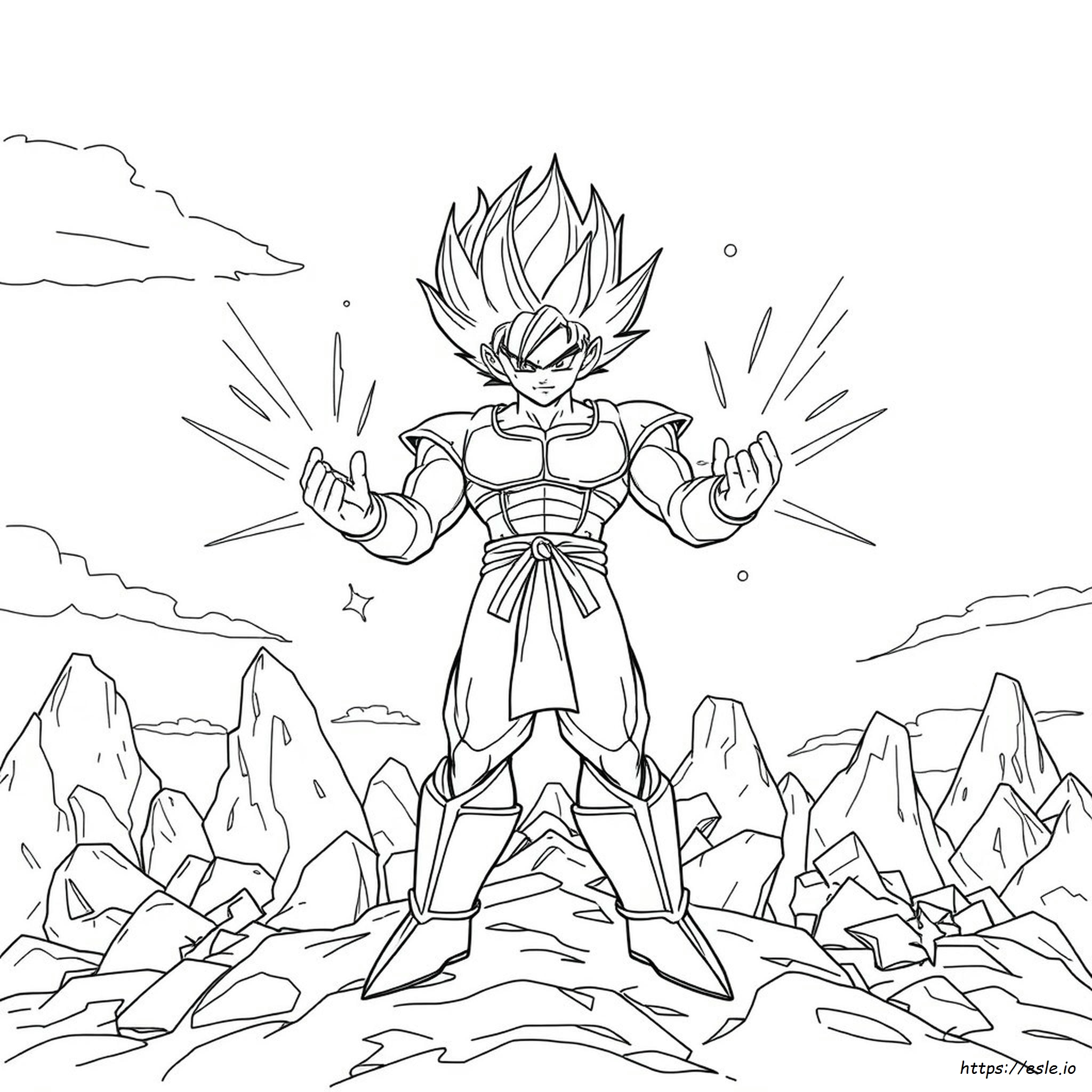 Super Vegito Coloring Pages