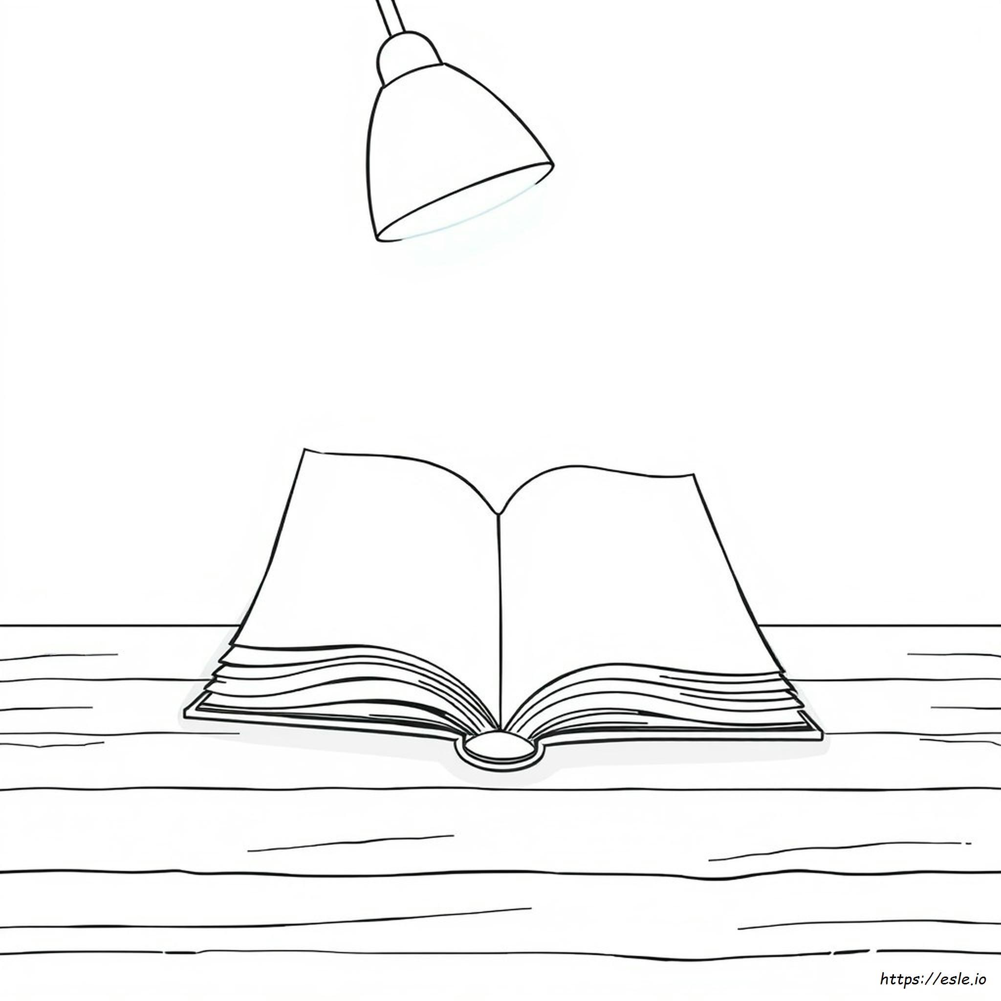 Book Coloring Page - Free Printable PDF