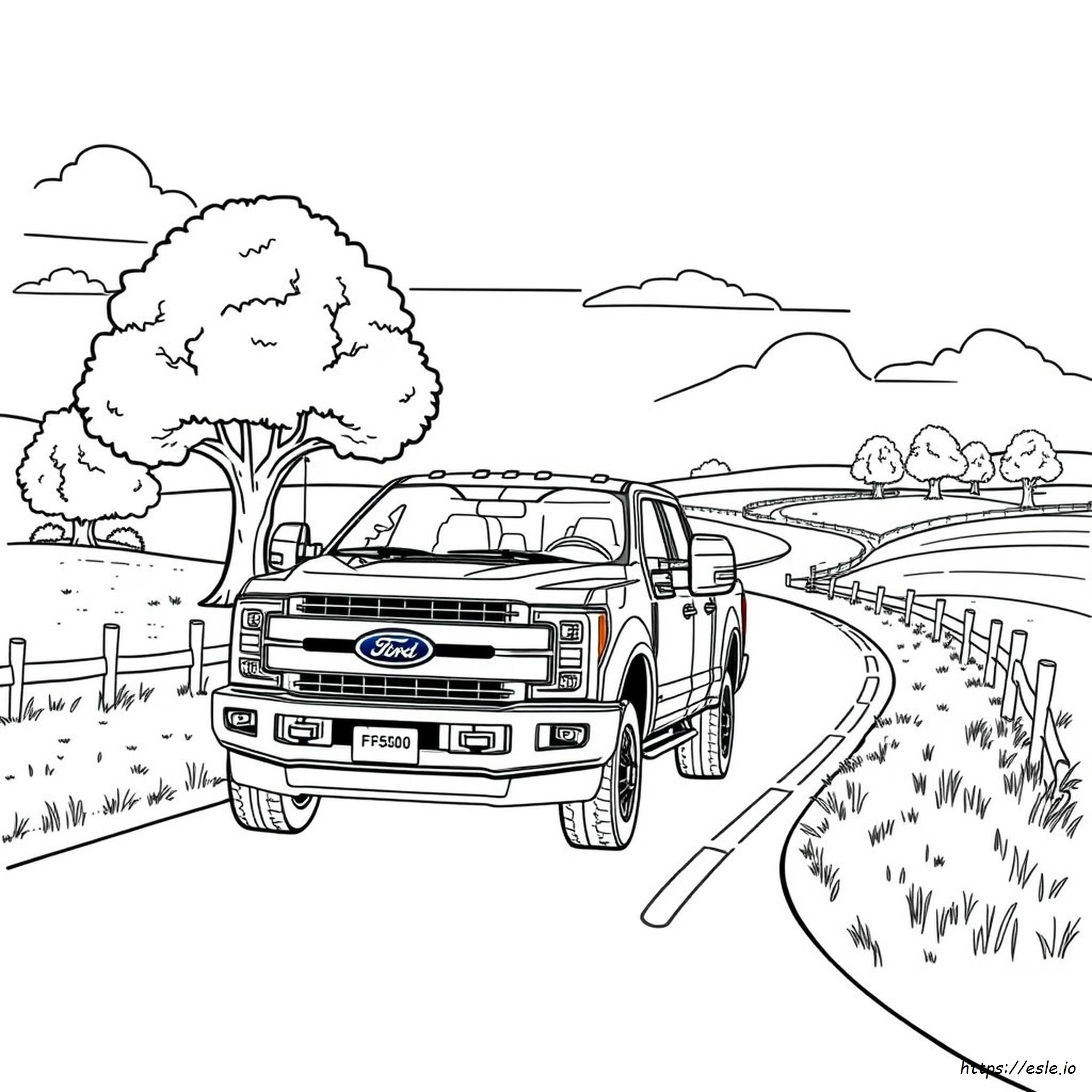 Ford F350 Coloring Pages