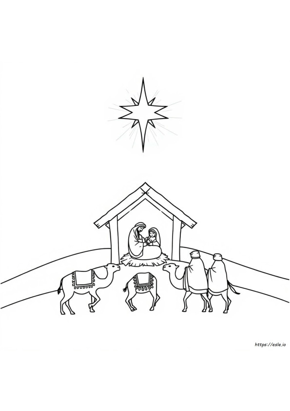 Pagine Da Colorare Stella Di Natale Da Colorare