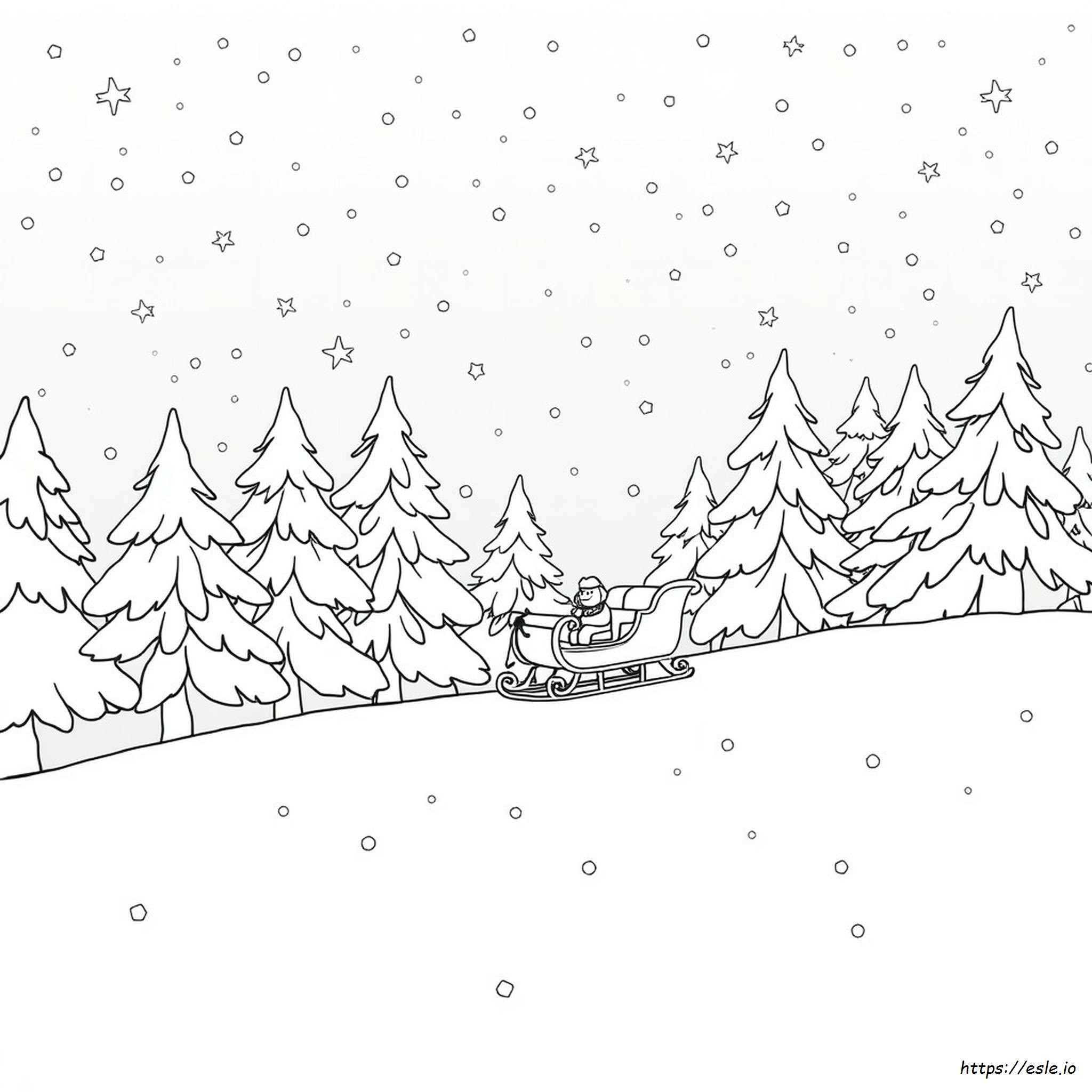 Winter Onederland Coloring Page