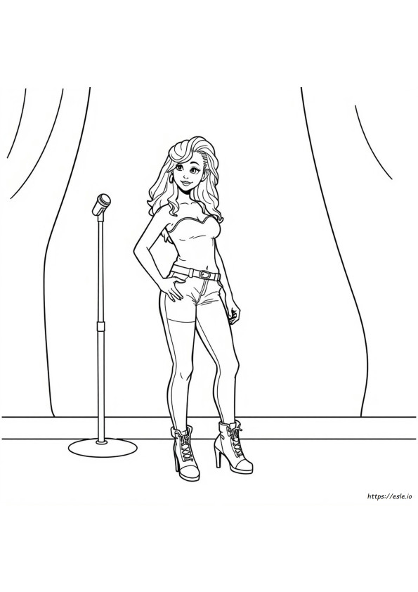 Vanessa Hudgens Coloring Pages