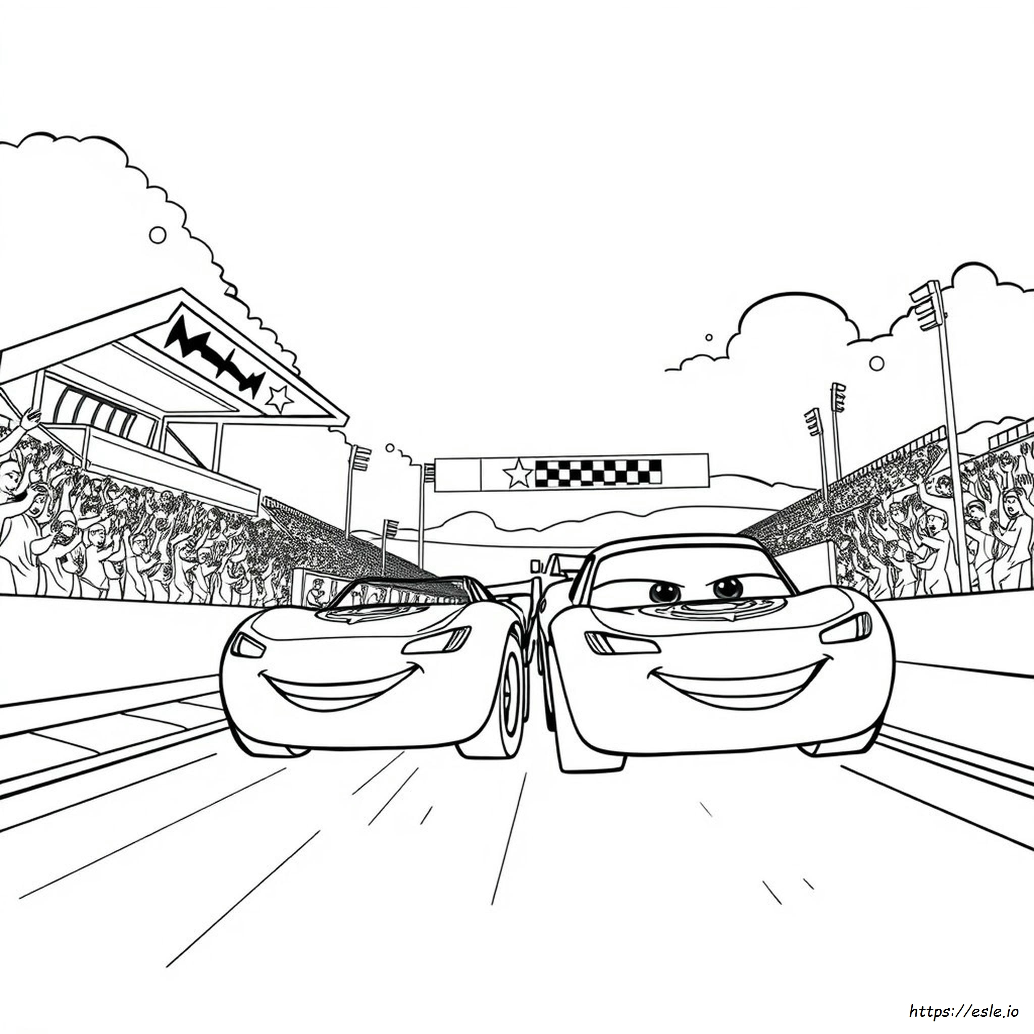 Lightning Mcqueen Coloring Pages Free