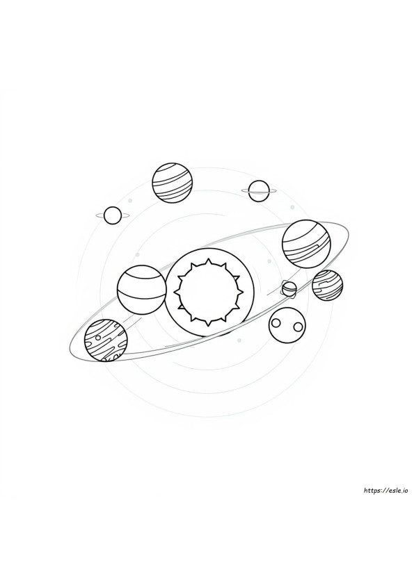 Coloring Picture Of Solar System