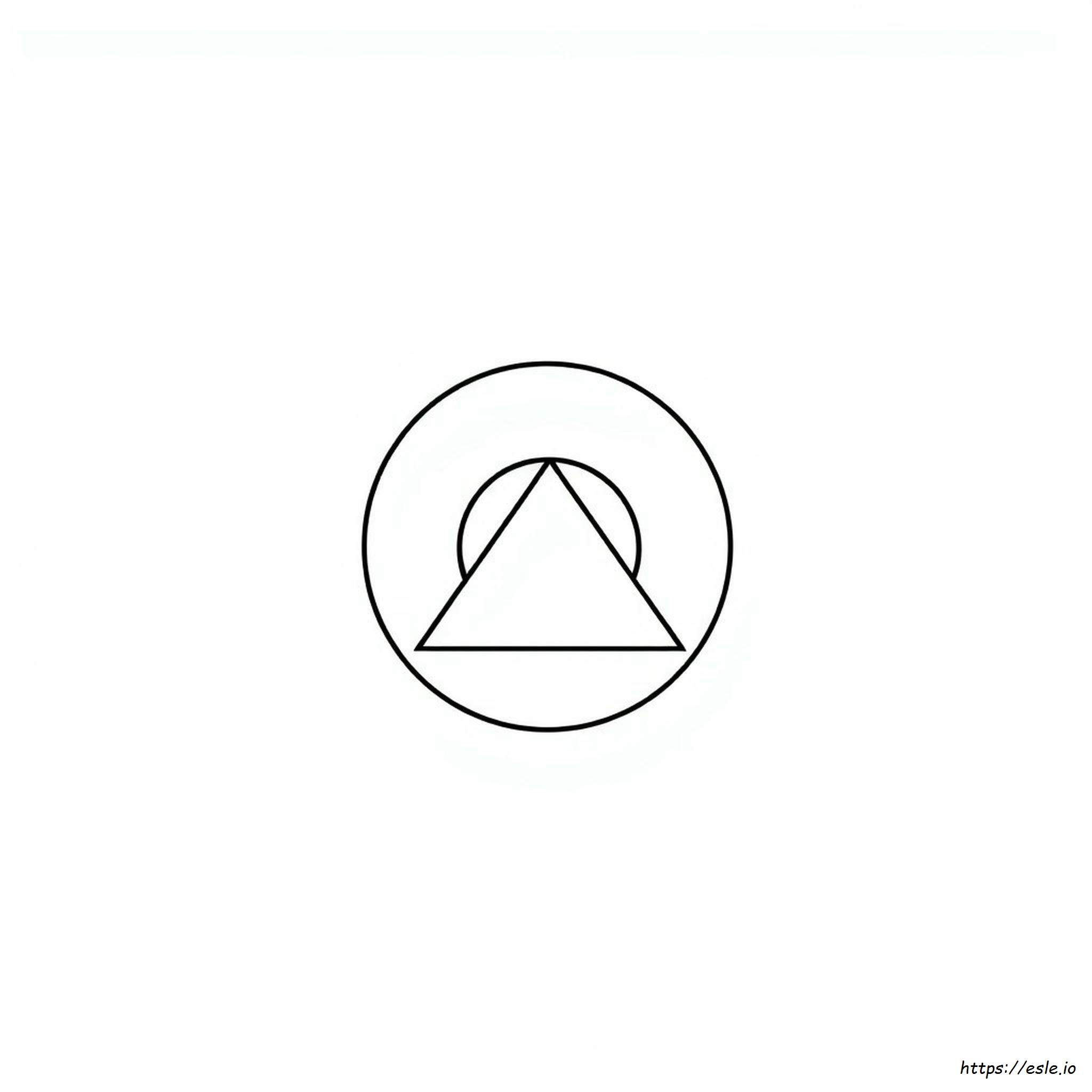 Logo Dengan 2 Warna - Gambar Mewarnai PDF