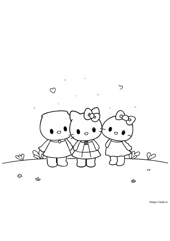 Printable Sanrio Coloring Pages