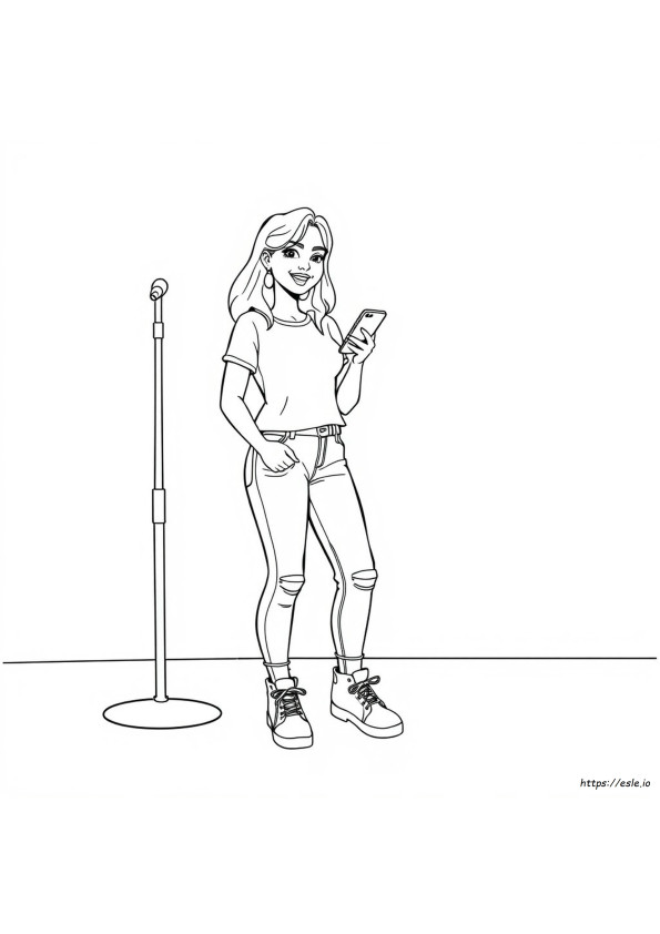 Charli D Amelio Coloring