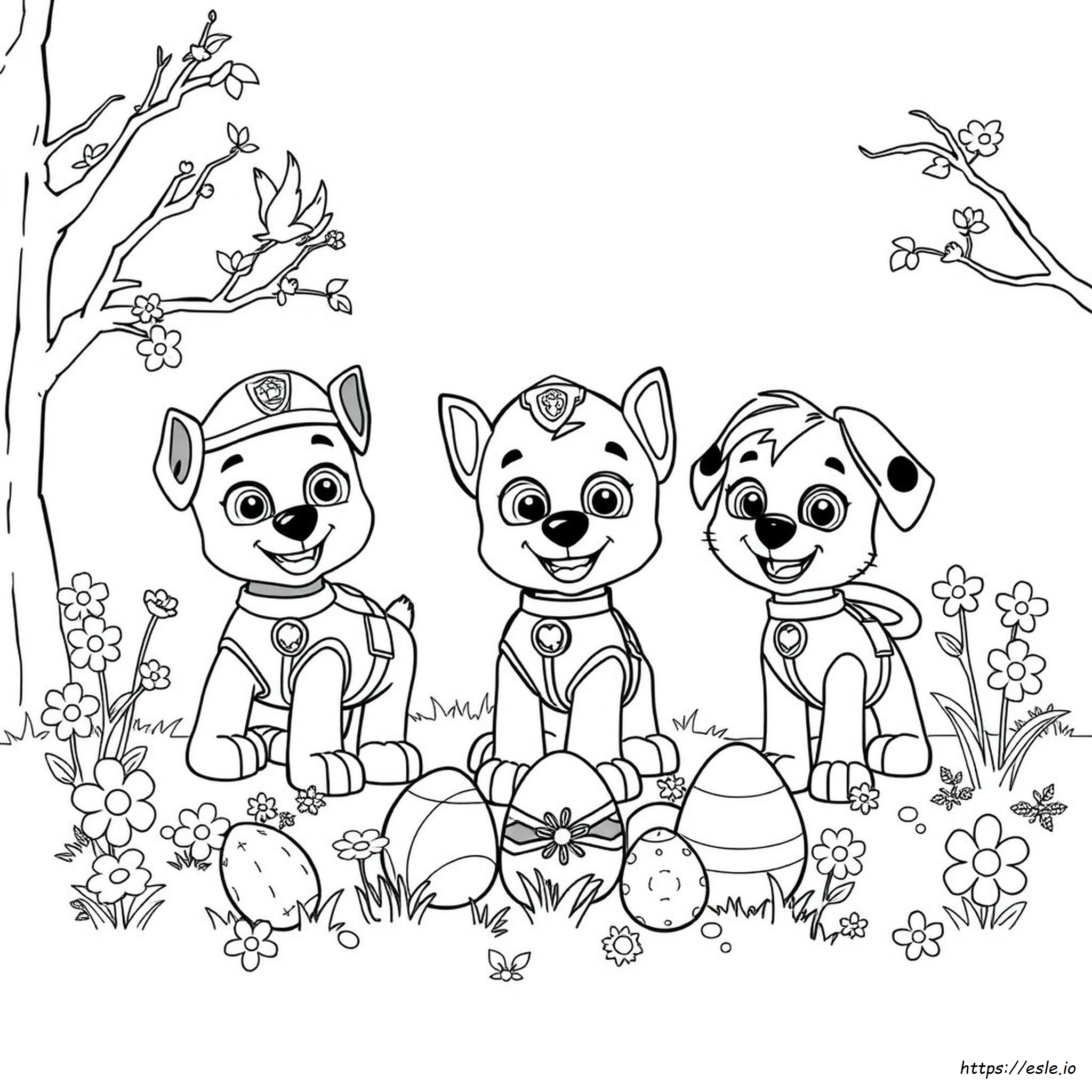 Paw Patrol Ostern Ausmalbilder