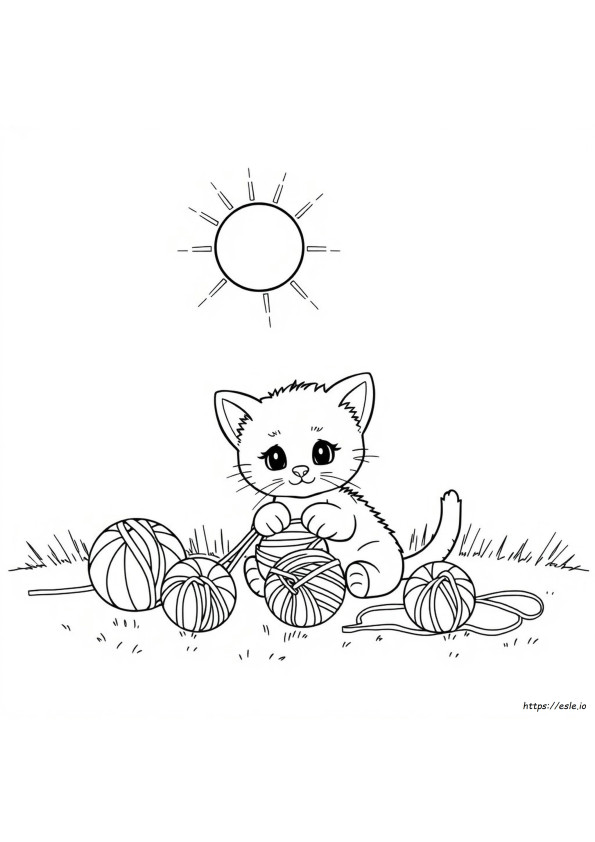 Gatinhos Para Colorir Para Imprimir