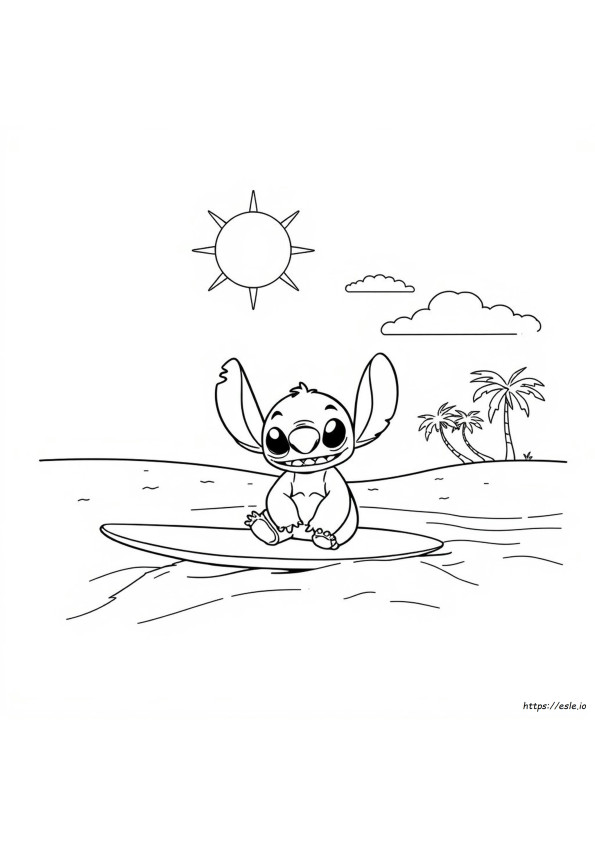 Stitch Coloring Pages Printable