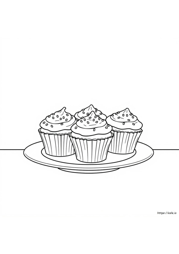 Muffin Színező Lapok