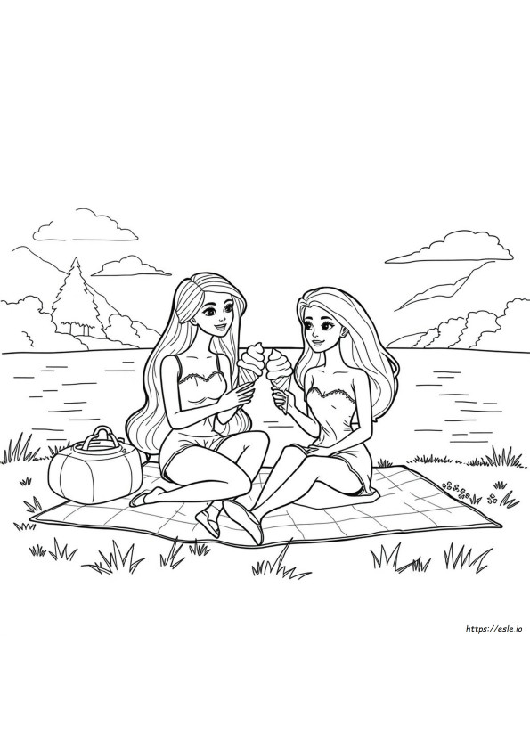 Barbie Stacie Coloring Pages