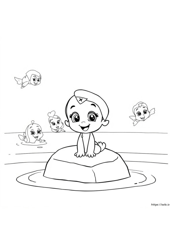 Bubble Puppy Bubble Guppies Coloring Pages
