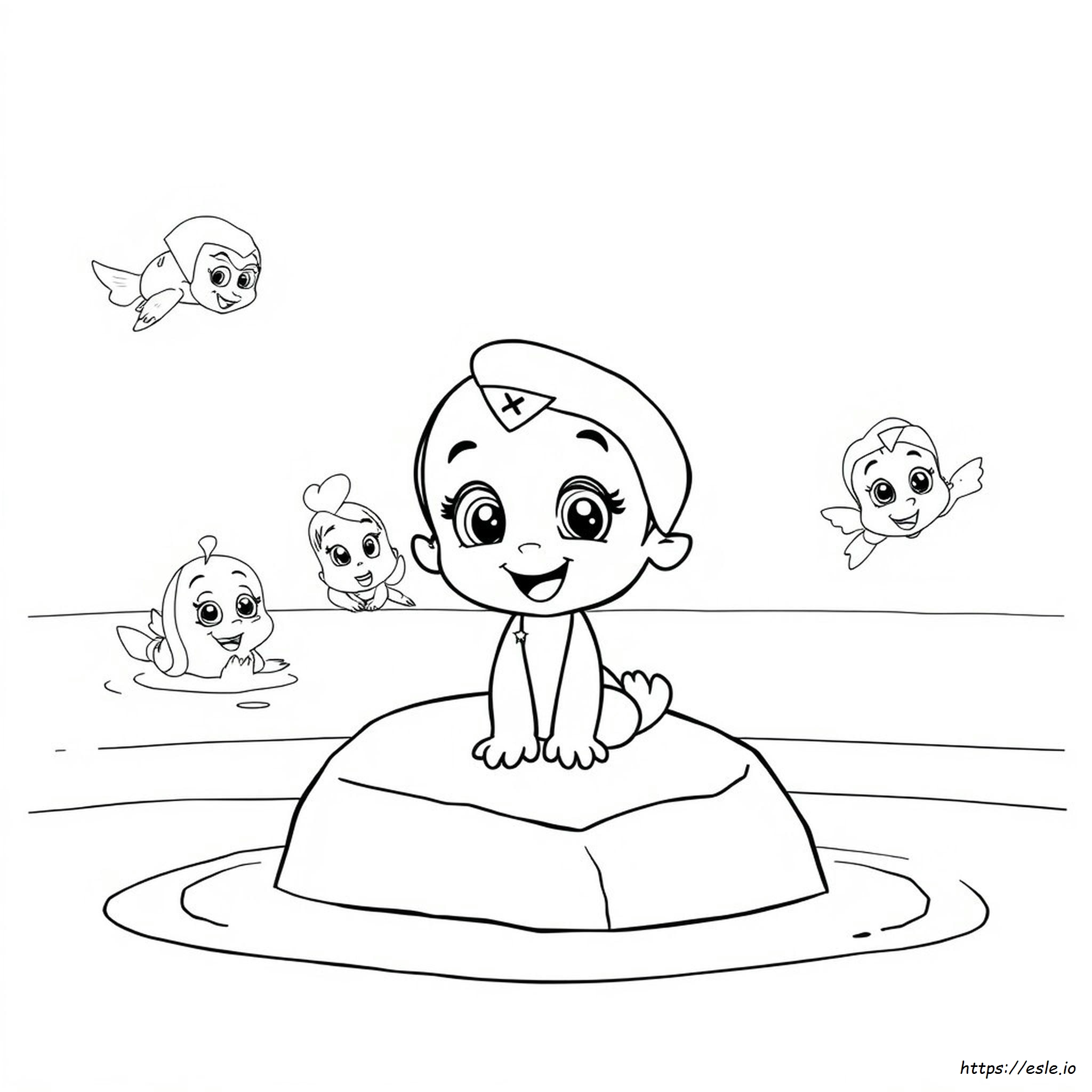 Bubble Puppy Bubble Guppies Coloring Pages