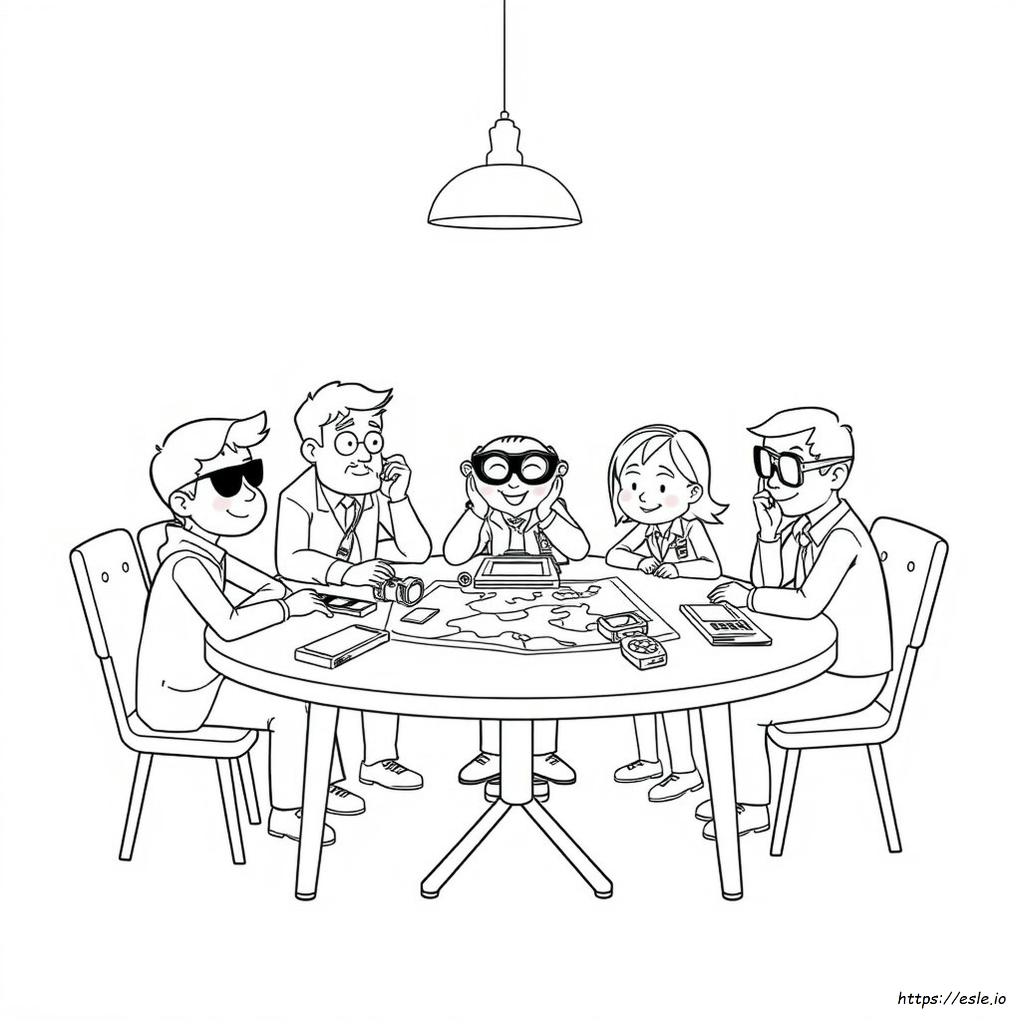 Spy Family Colouring Pages
