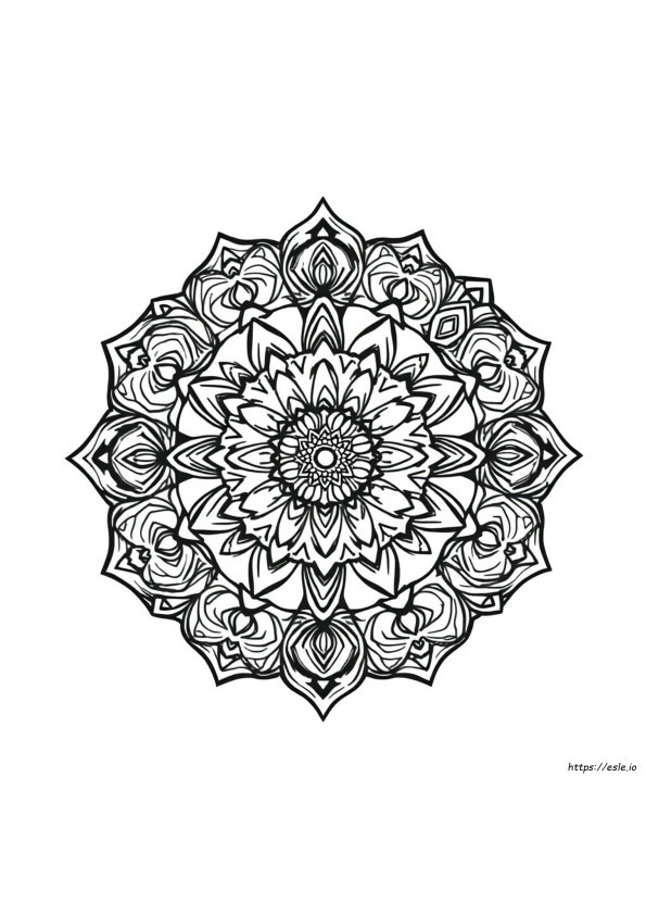 Mandala Zentangle Kleurplaten