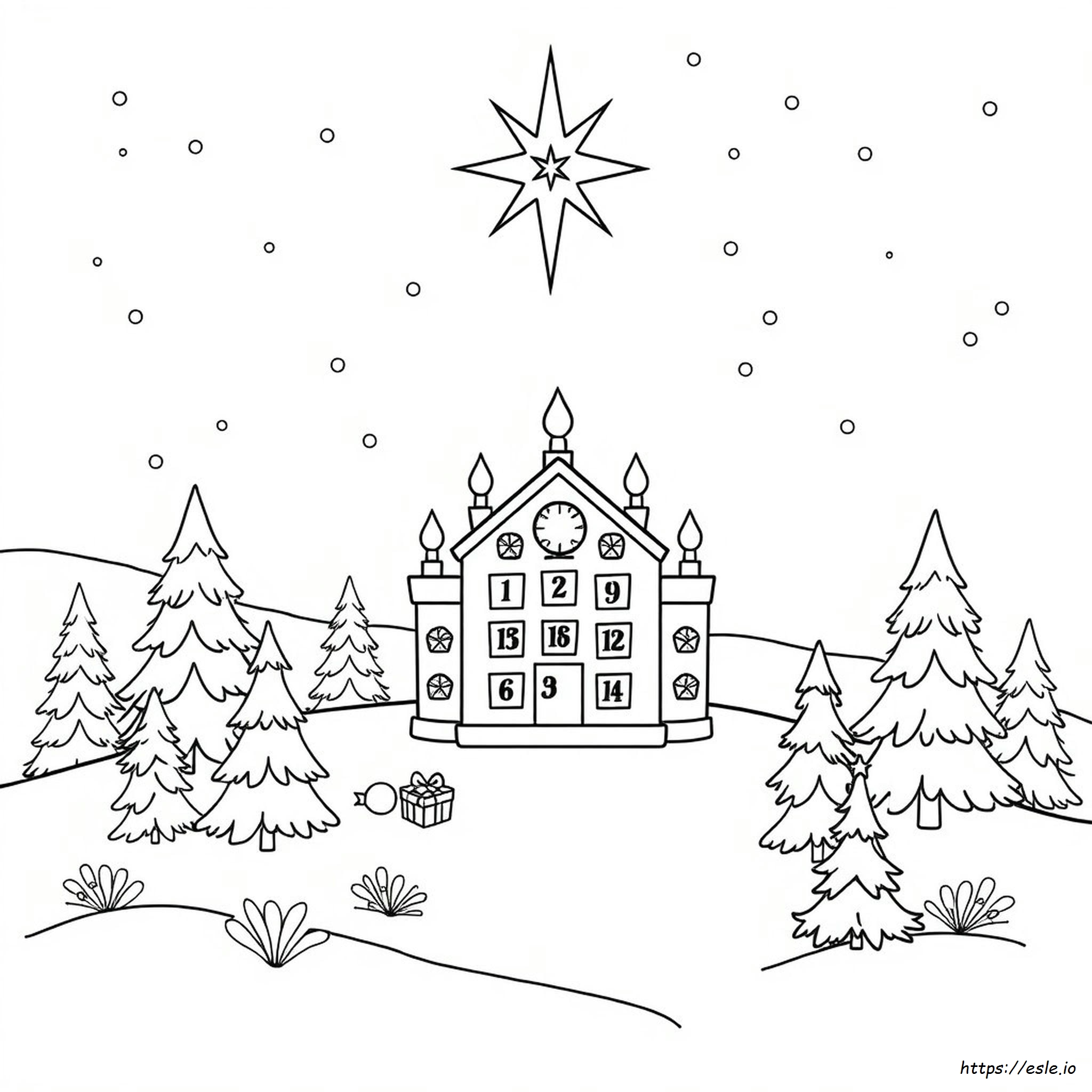 Advent Hope Coloring Page - Free Printable PDF