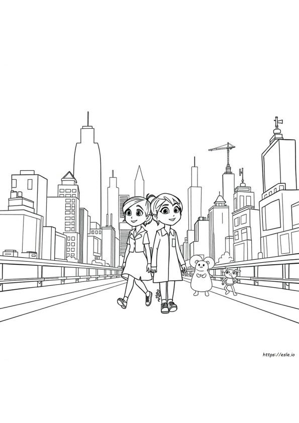 Inside Out 2 Coloring