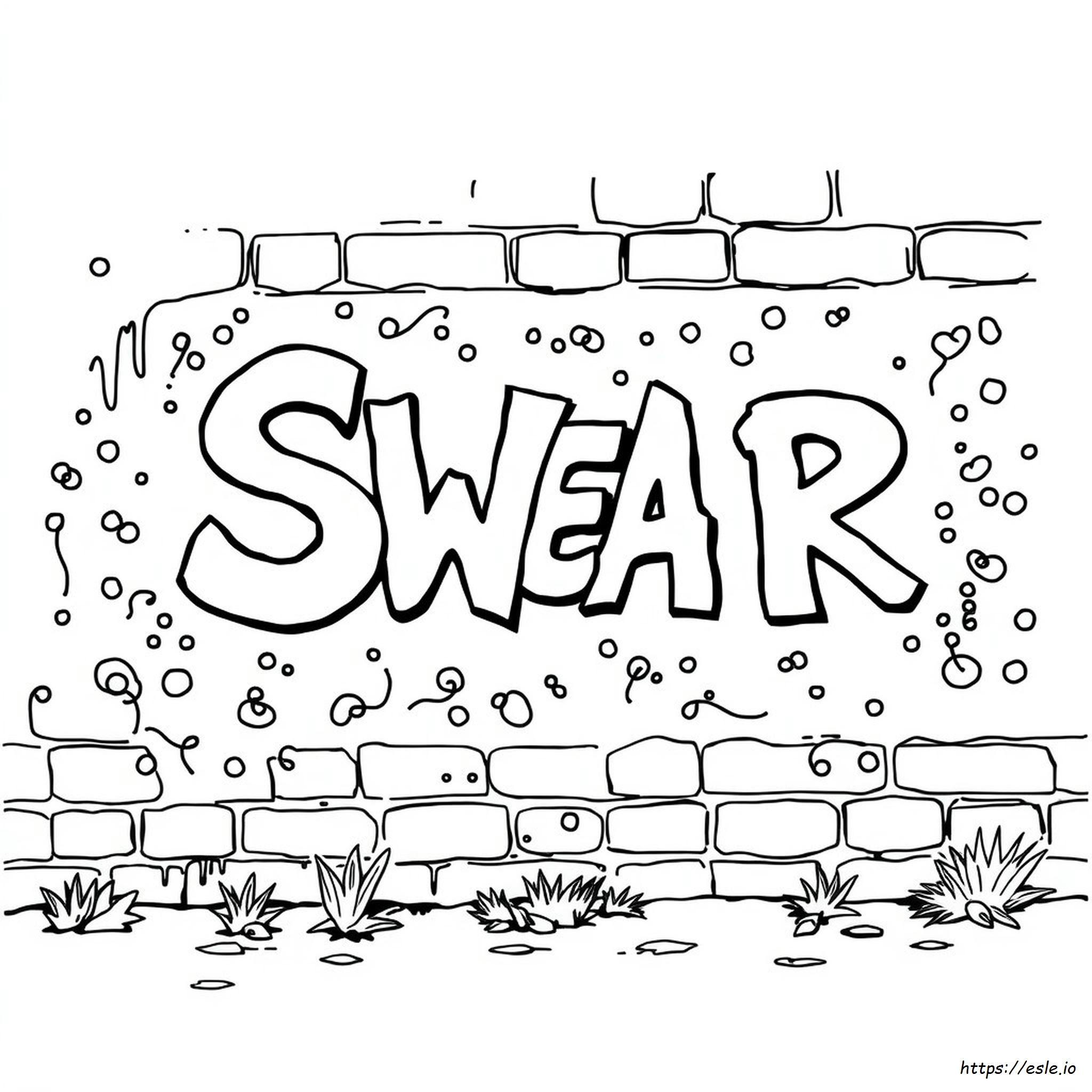 Free Adult Coloring Pages Swear Words