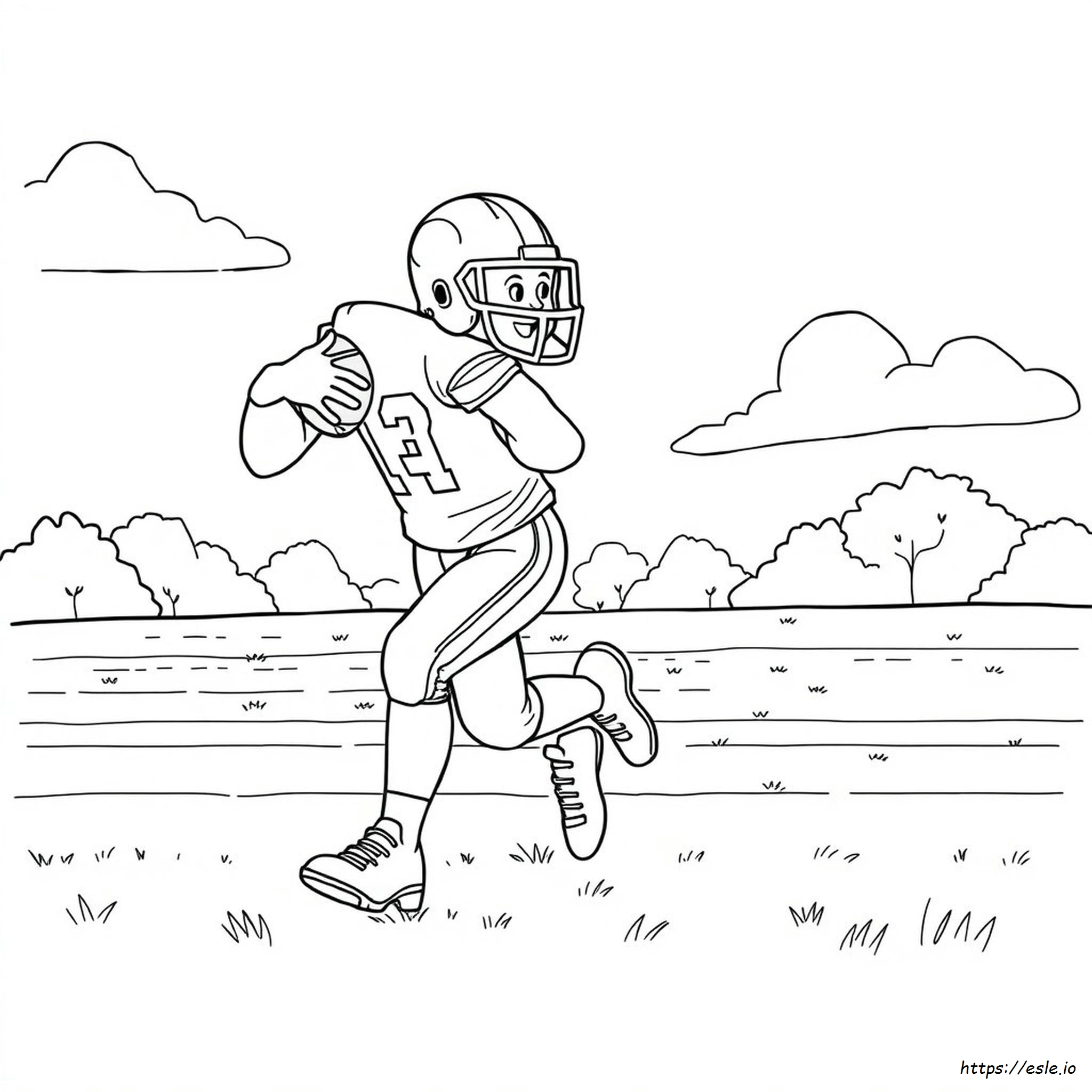 Gambar Mewarnai Tyreek Hill - Gratis Untuk Dicetak