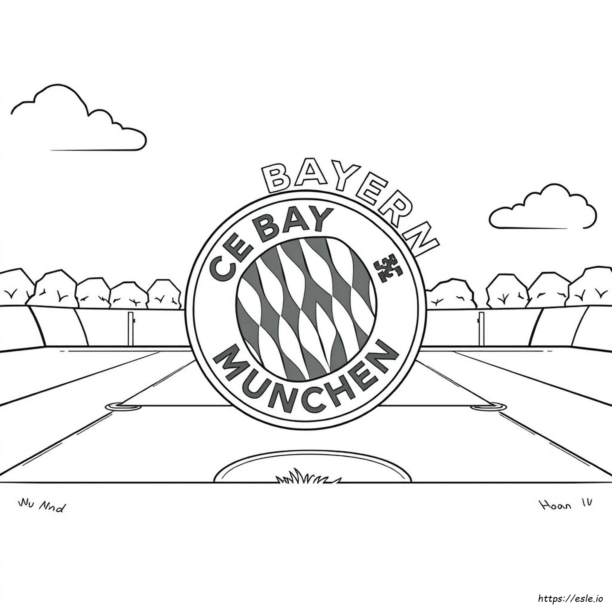 Fc Bayern München Logo Ausmalbild