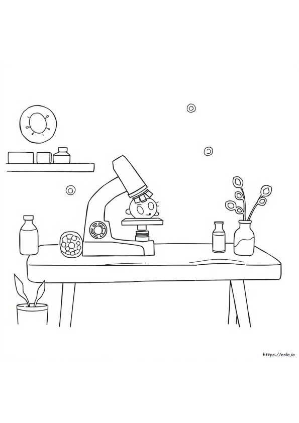 Cell Theory Coloring Page