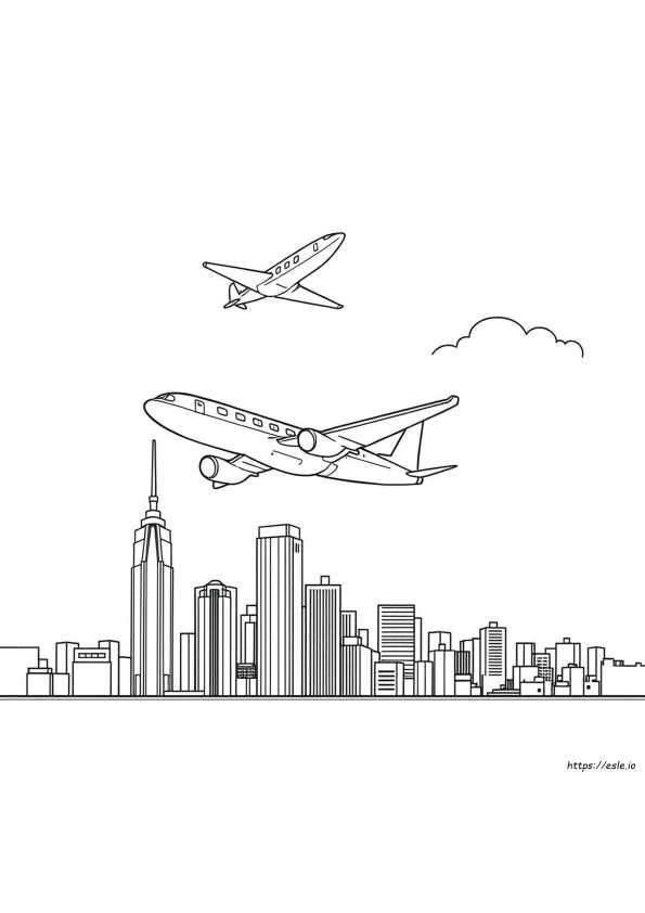 Flugzeuge 2 Ausmalbilder