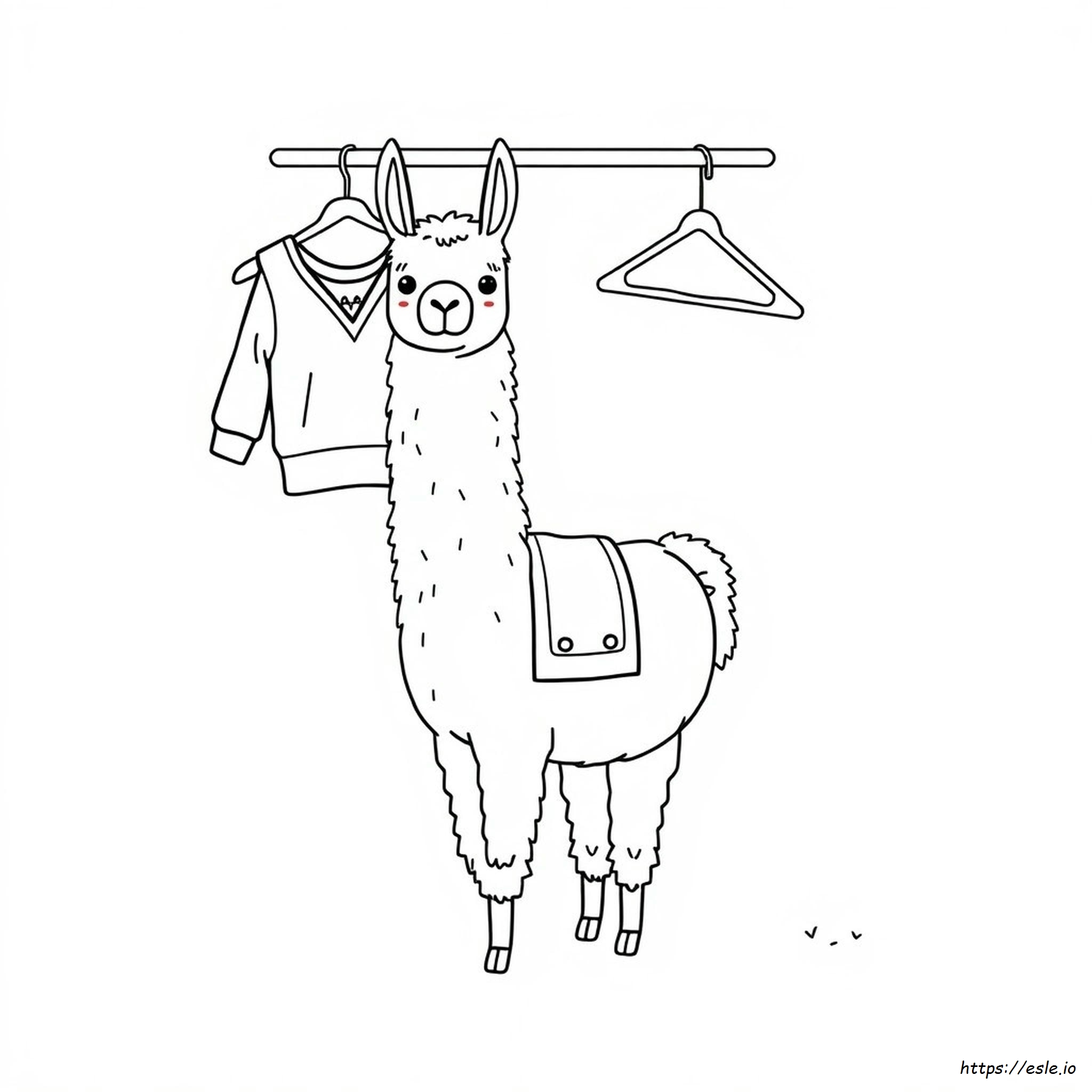 Llama Llama Red Pajama Printable Coloring Page