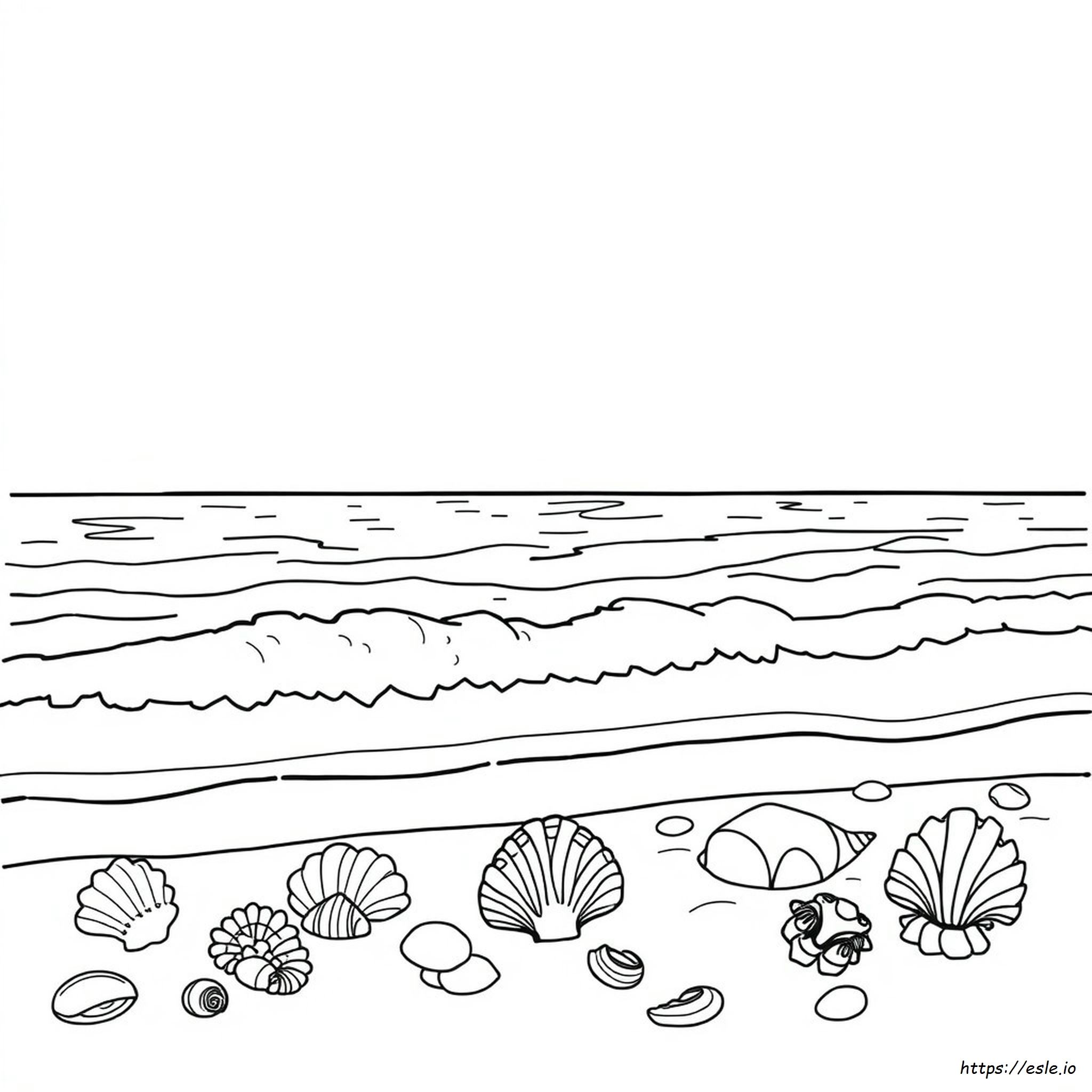 Pagina Da Colorare Oceano Per Adulti - Gratis Da Stampare