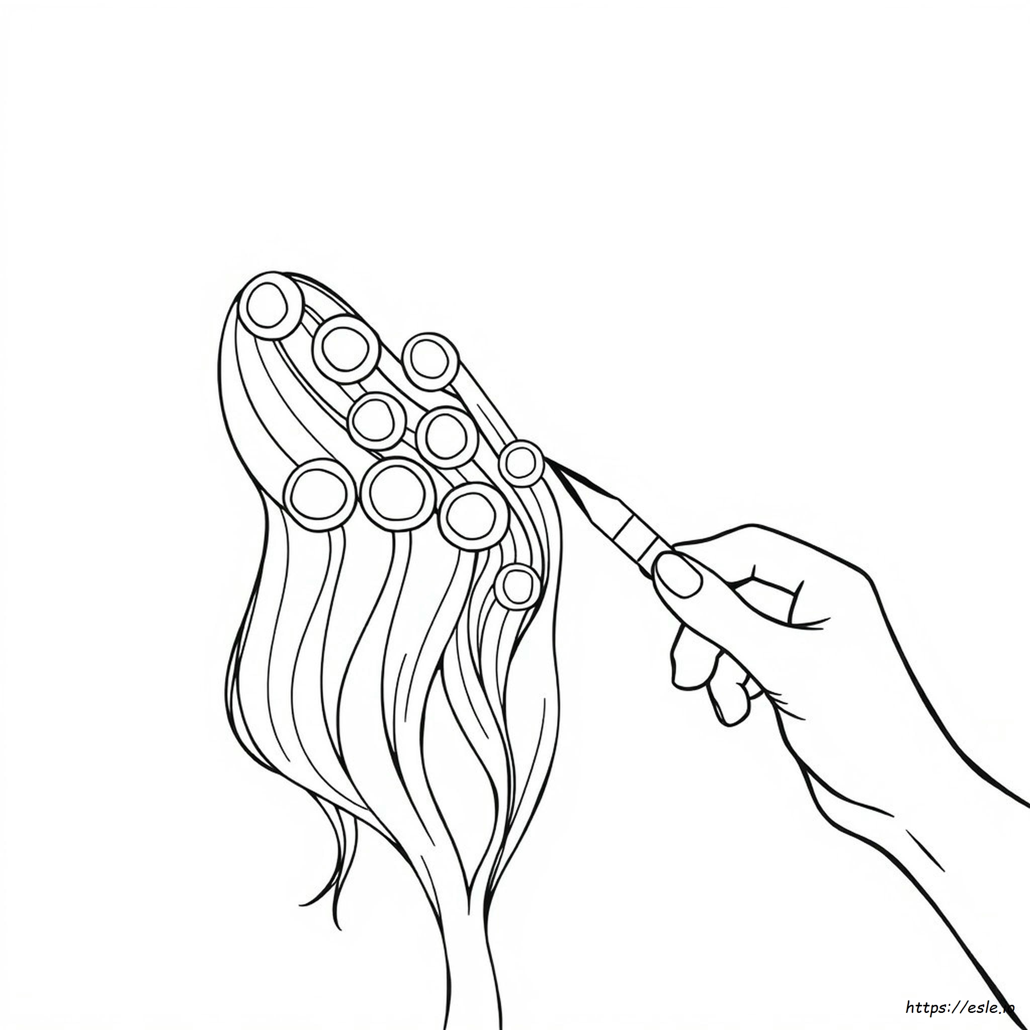 Keratin Ve Saç Boyama Boyama Sayfası