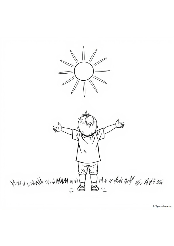 God Made Me Coloring Page