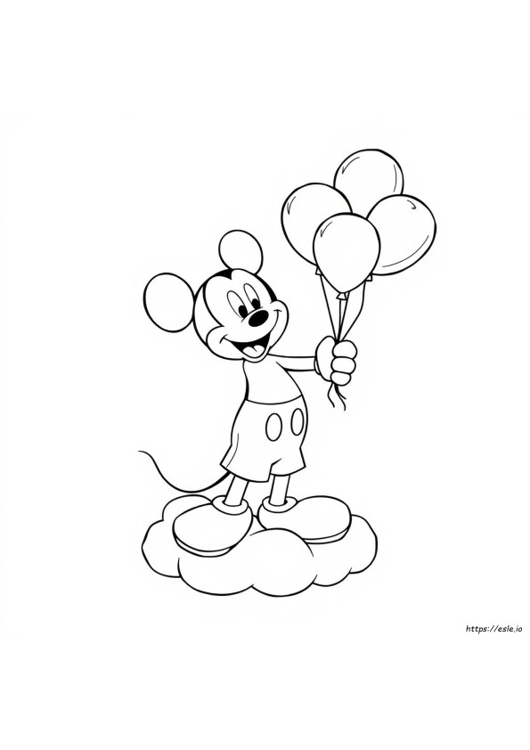 Mickey Para Colorir