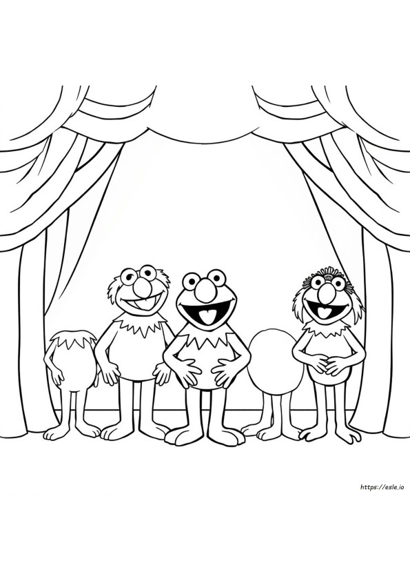 Darmowe Kolorowanki Do Druku Muppety