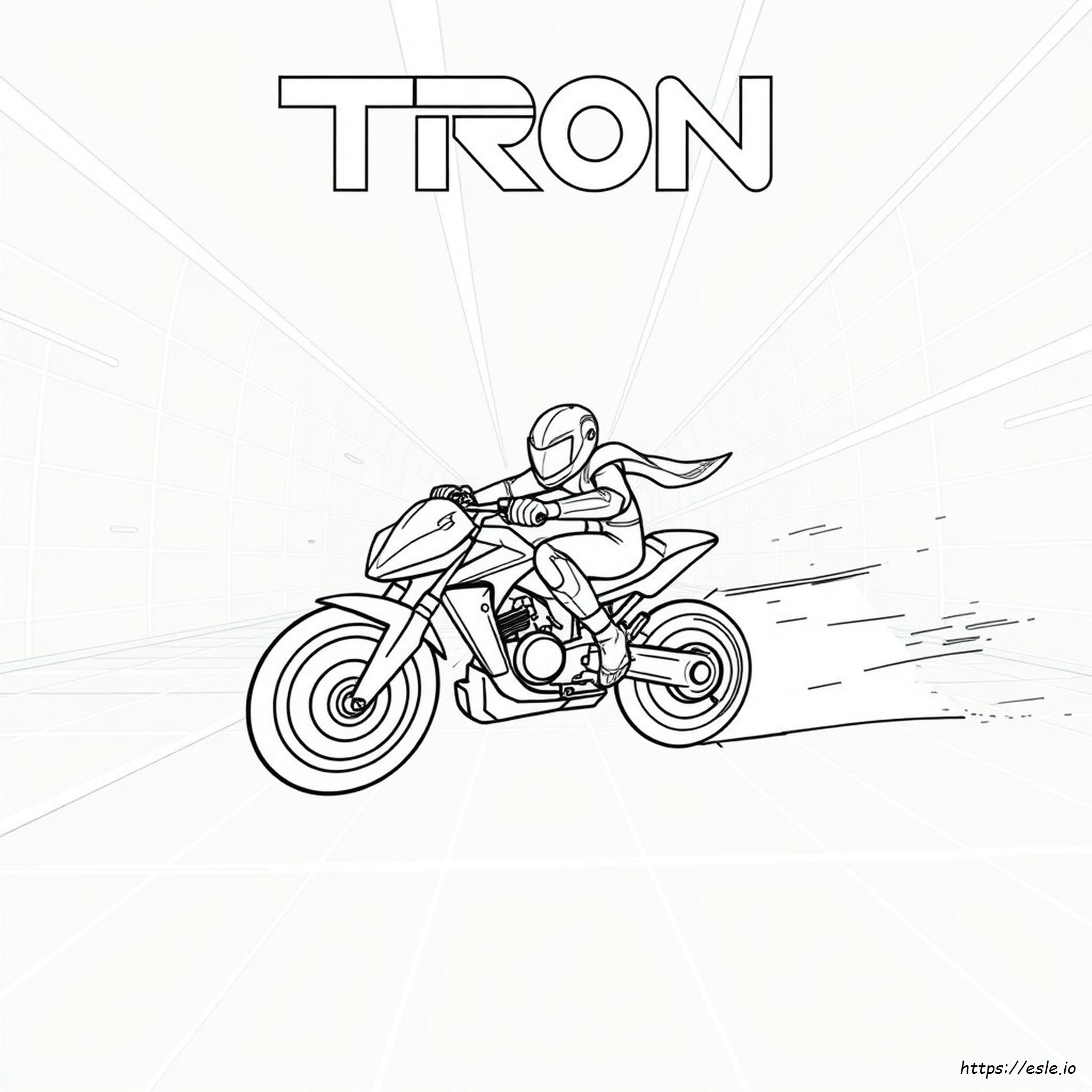 Free Tron Coloring Pages
