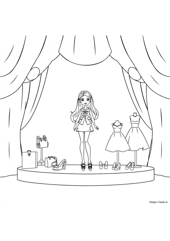 Fashion Doll Coloring Pages