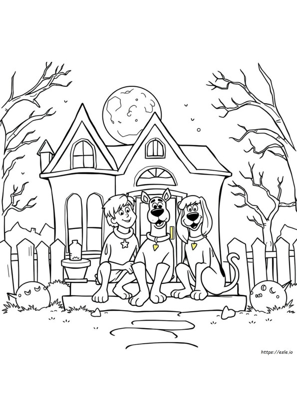 Free Printable Coloring Pages Of Scooby Doo