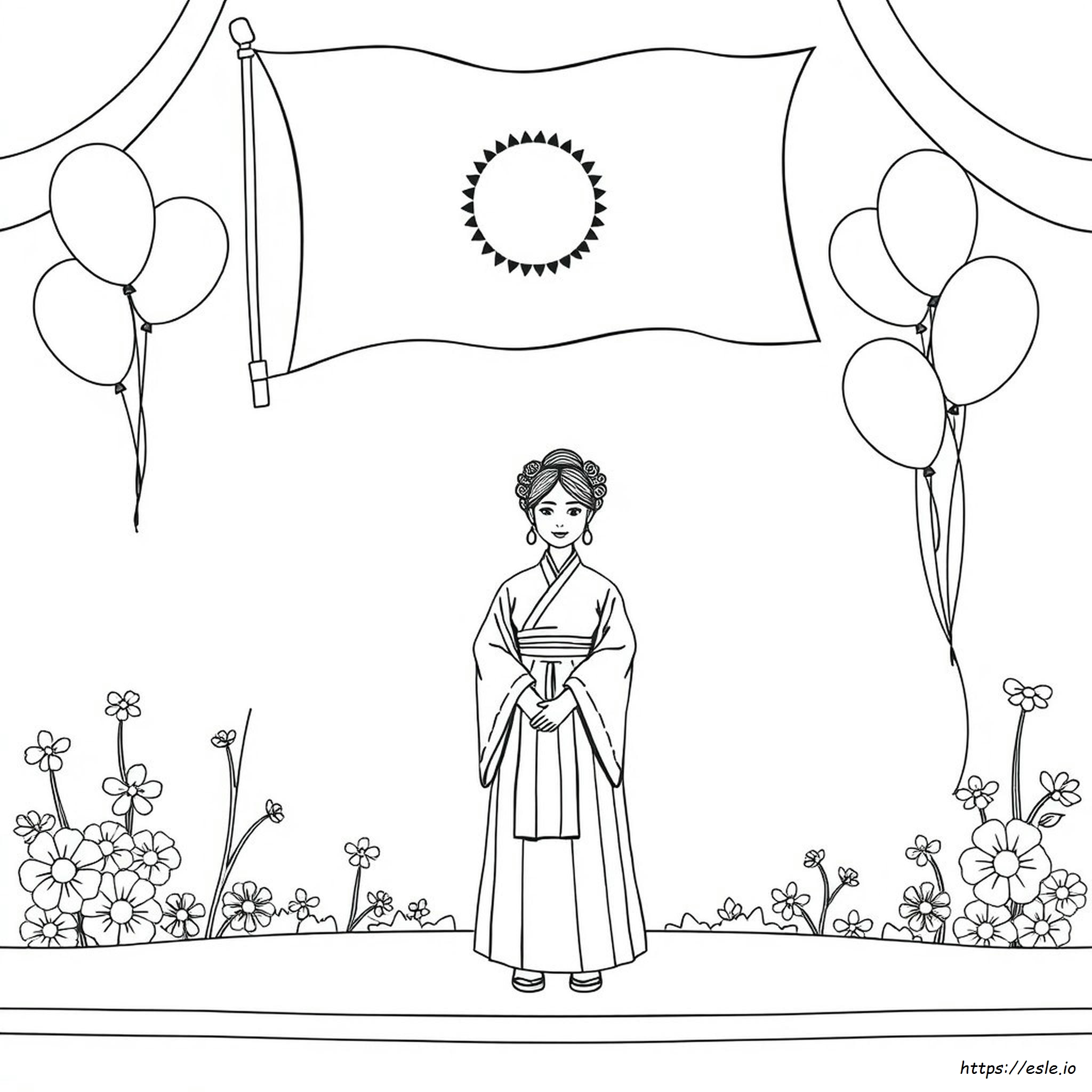Asian Pacific American Heritage Month Coloring Page