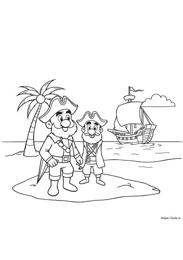 Paul Shipwrecked Coloring Page