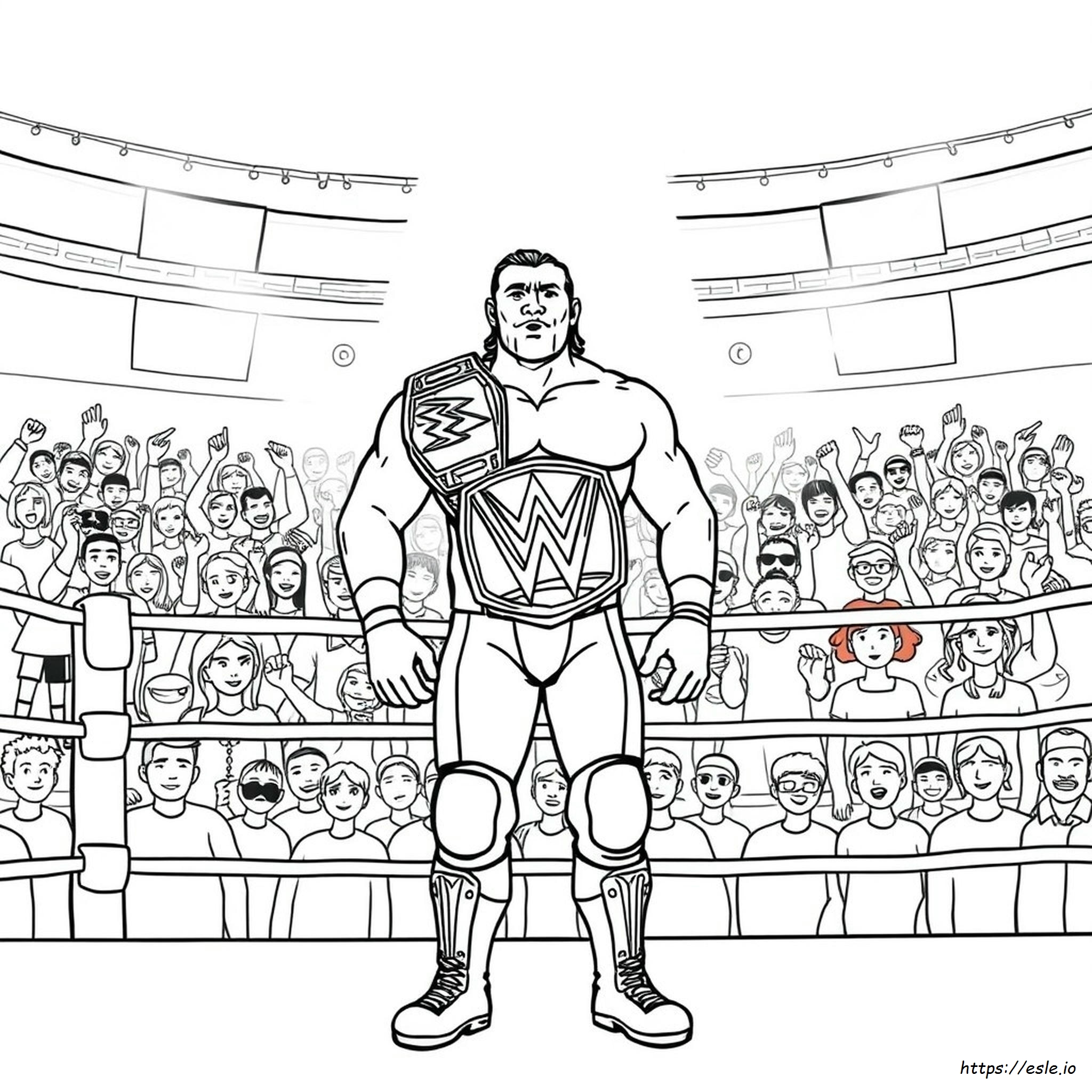 Dibujos De Wwe Para Colorear