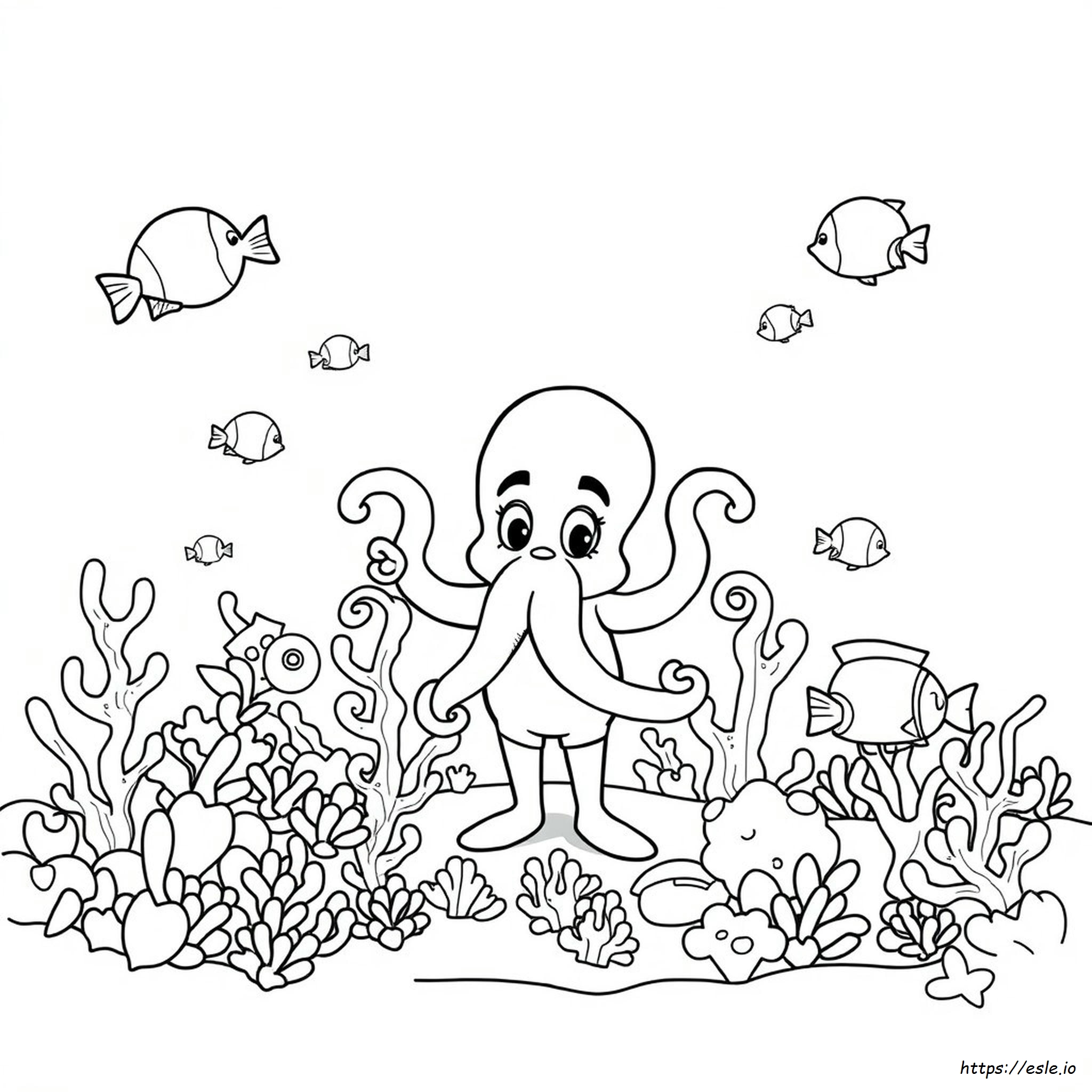 The Deep Cartoon Coloring Pages