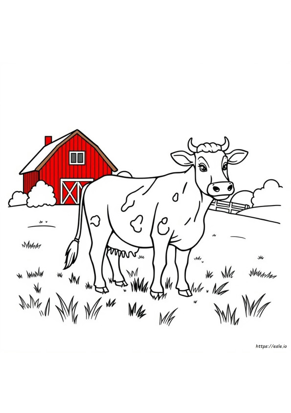 Coloring Pages Of A Cow