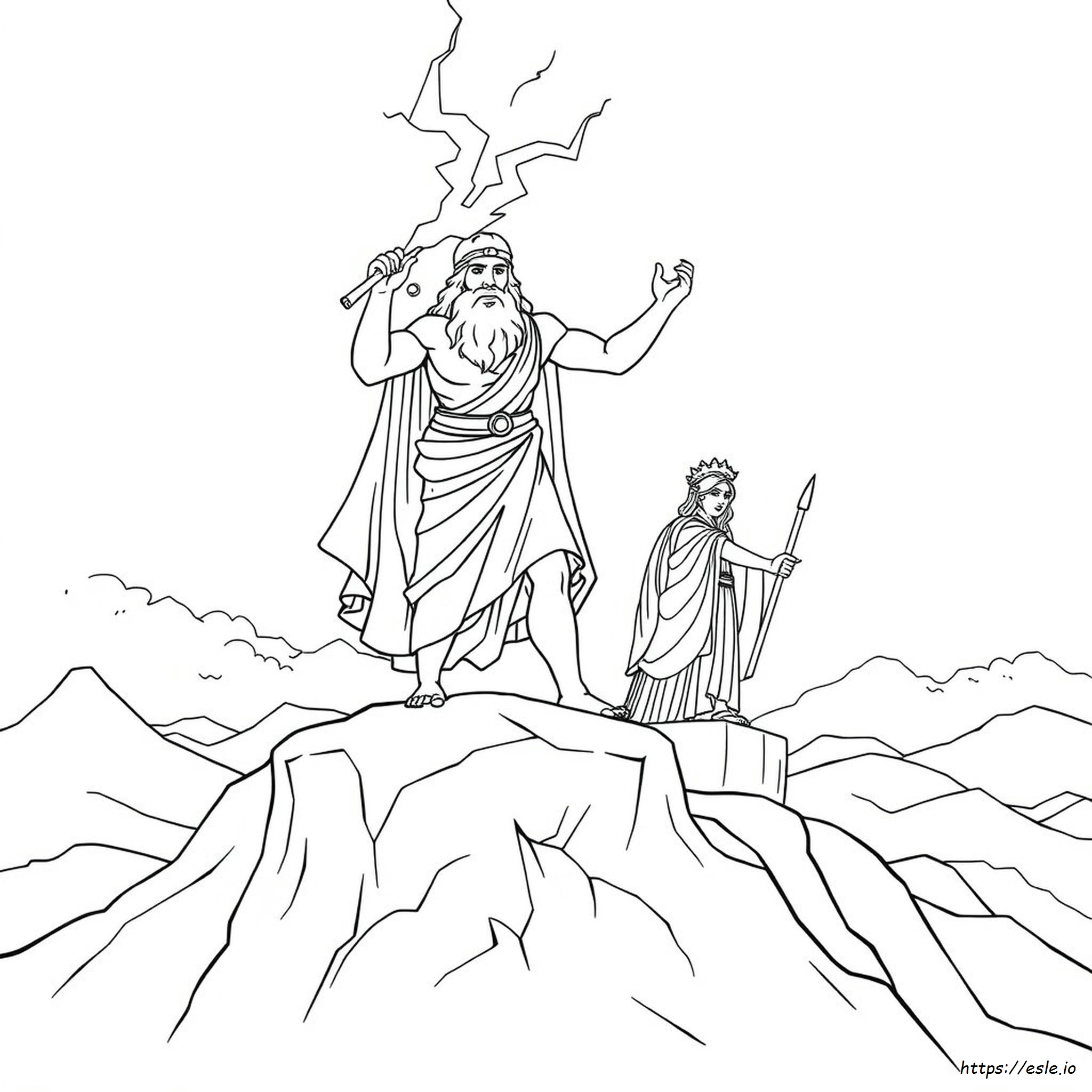 Greek Mythology Colouring Pages