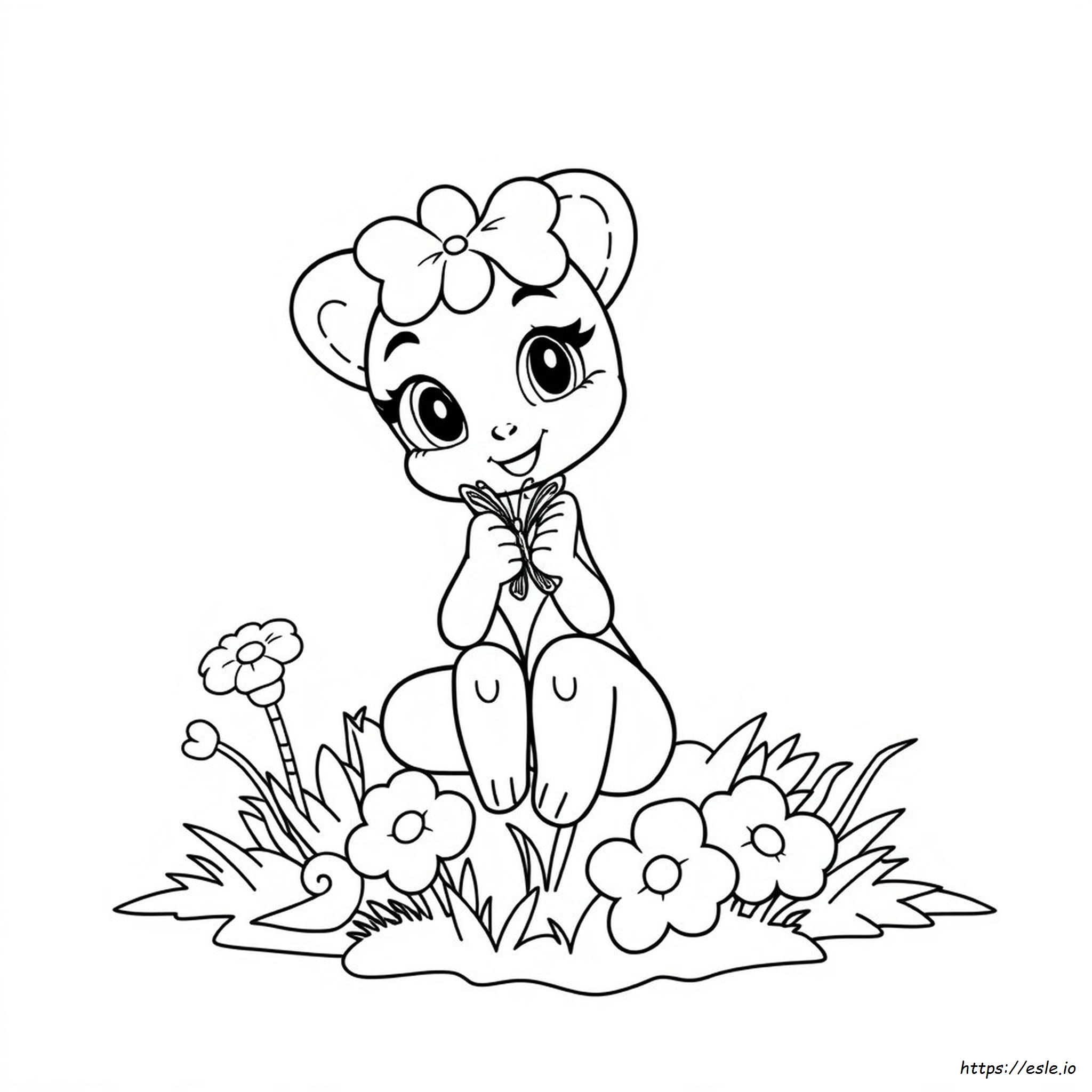 Luna Petunia Coloring Pages