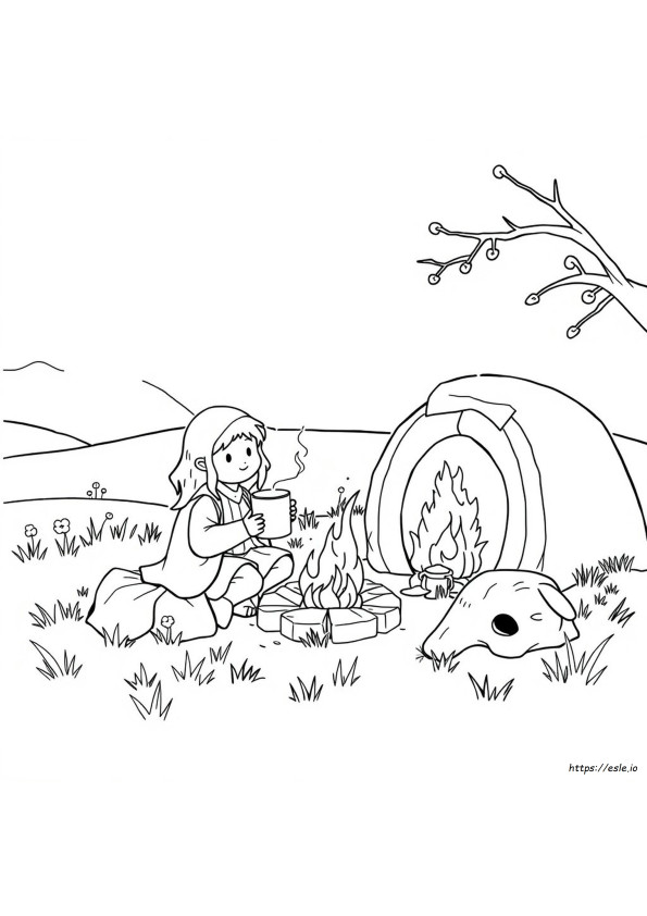 Hobbit Boyama Sayfaları