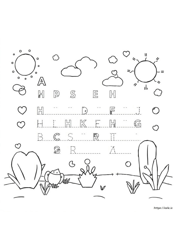 Fill In The Blank Coloring Pages