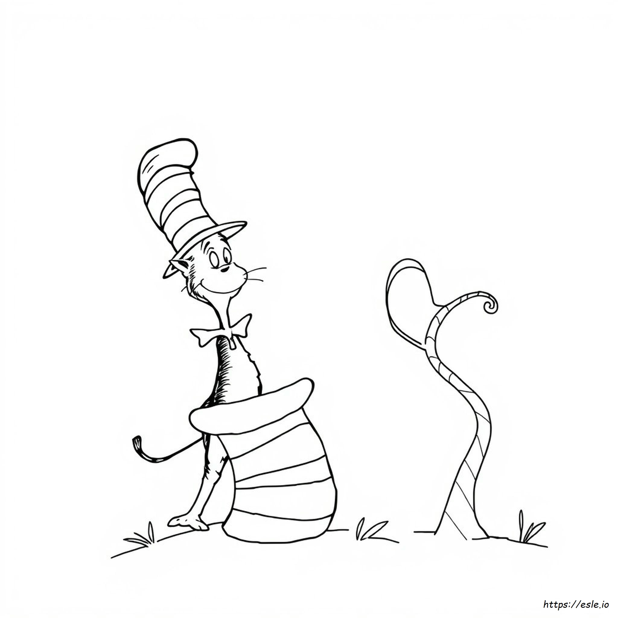 Gambar Mewarnai Dokter Seuss