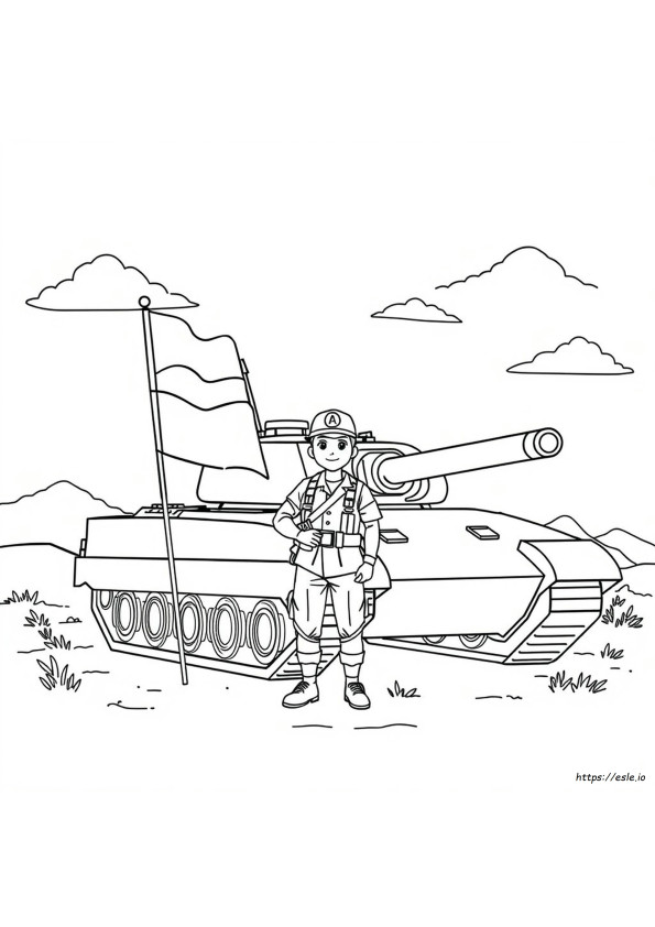 Ausmalbilder Armee Zum Ausdrucken