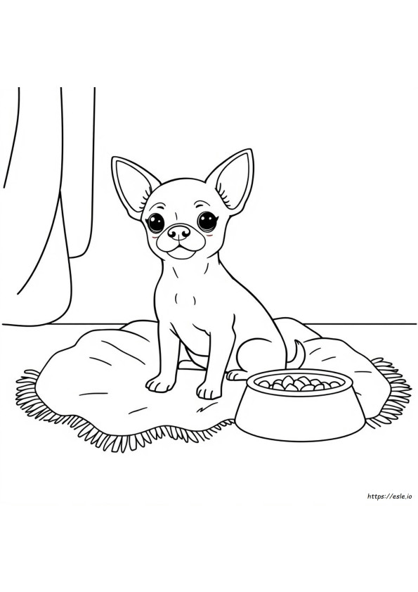 Cute Chihuahua Coloring Pages