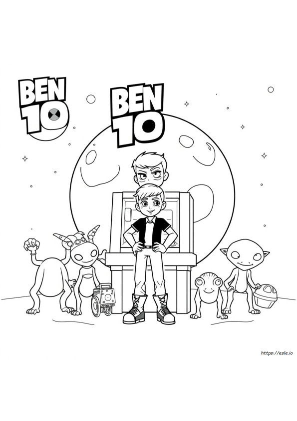 Ben 10 Printing Coloring Pages